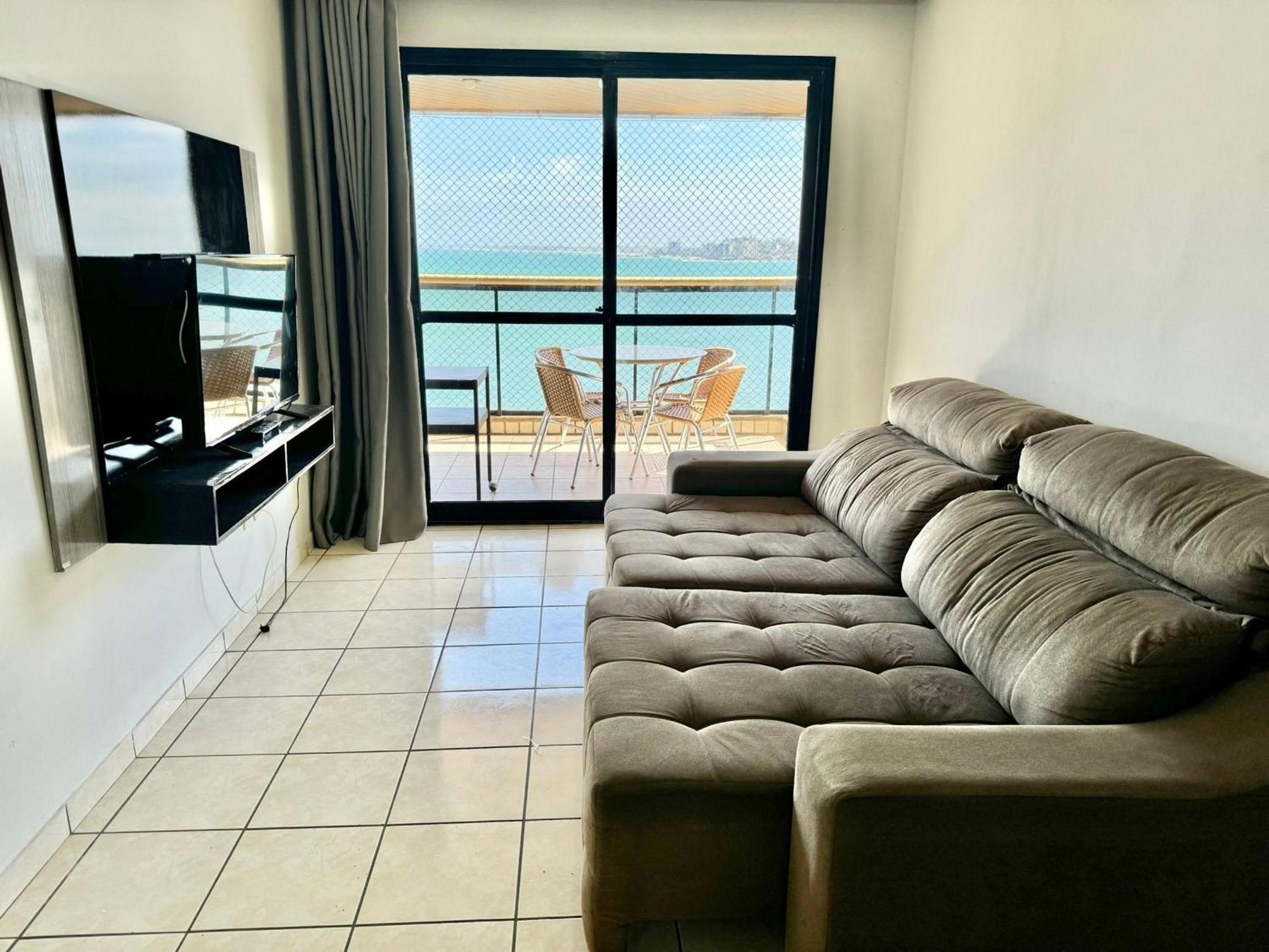 Praia Do Morro - Apt. Canto Nobre, Frente Total Para O Mar, 4 Quartos 1 Vaga De Garagem, 2 Banheiros Guarapari Dış mekan fotoğraf